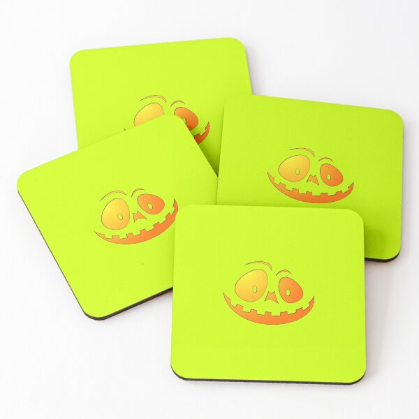 Item preview, Cheeky Pumpkin Face on Slime Green designed and sold by Creepyhollow.