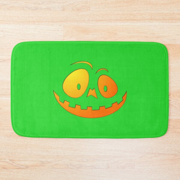 Item preview, Cheeky Pumpkin Face on Monster Green  designed and sold by Creepyhollow.