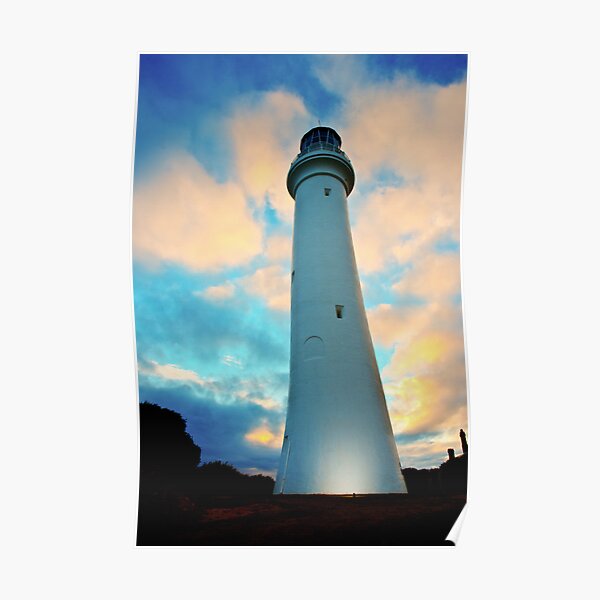 Lighthouse in the Sky Poster