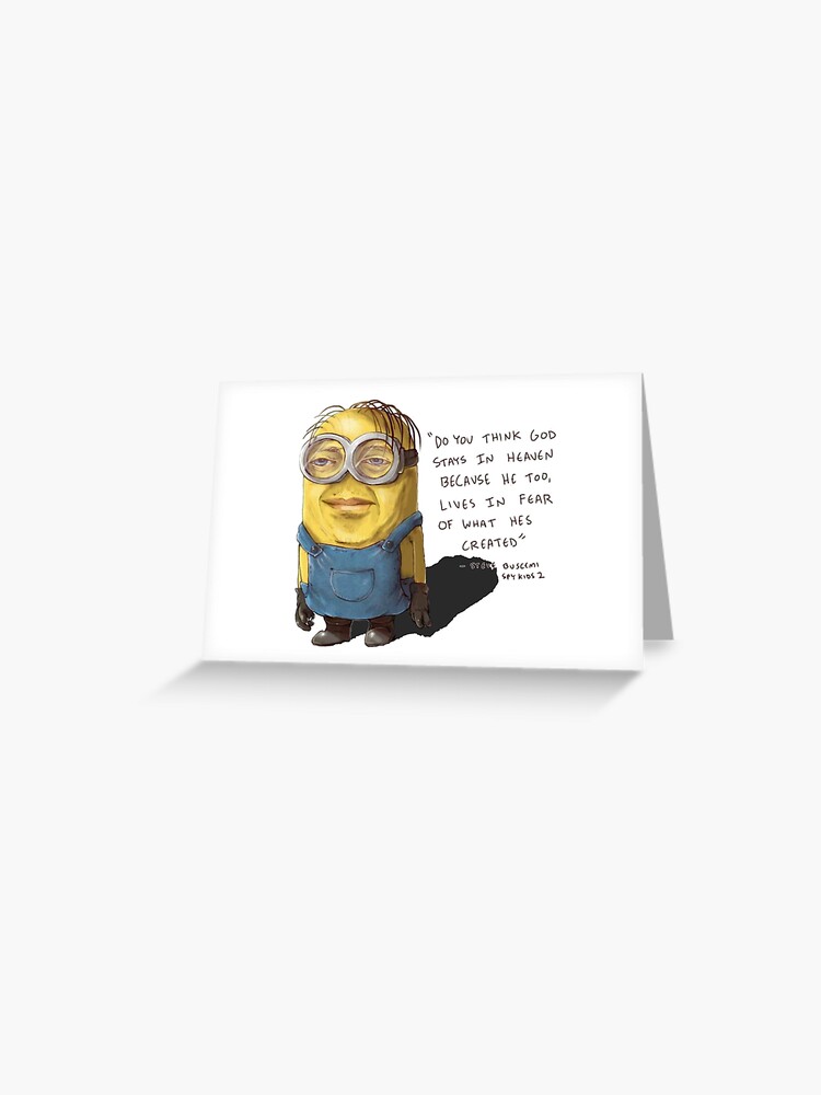 Minion Buscemi Greeting Card