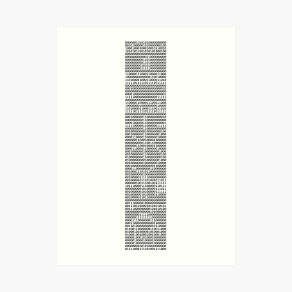 The Arecibo Message 0010 - Terminal Art Print