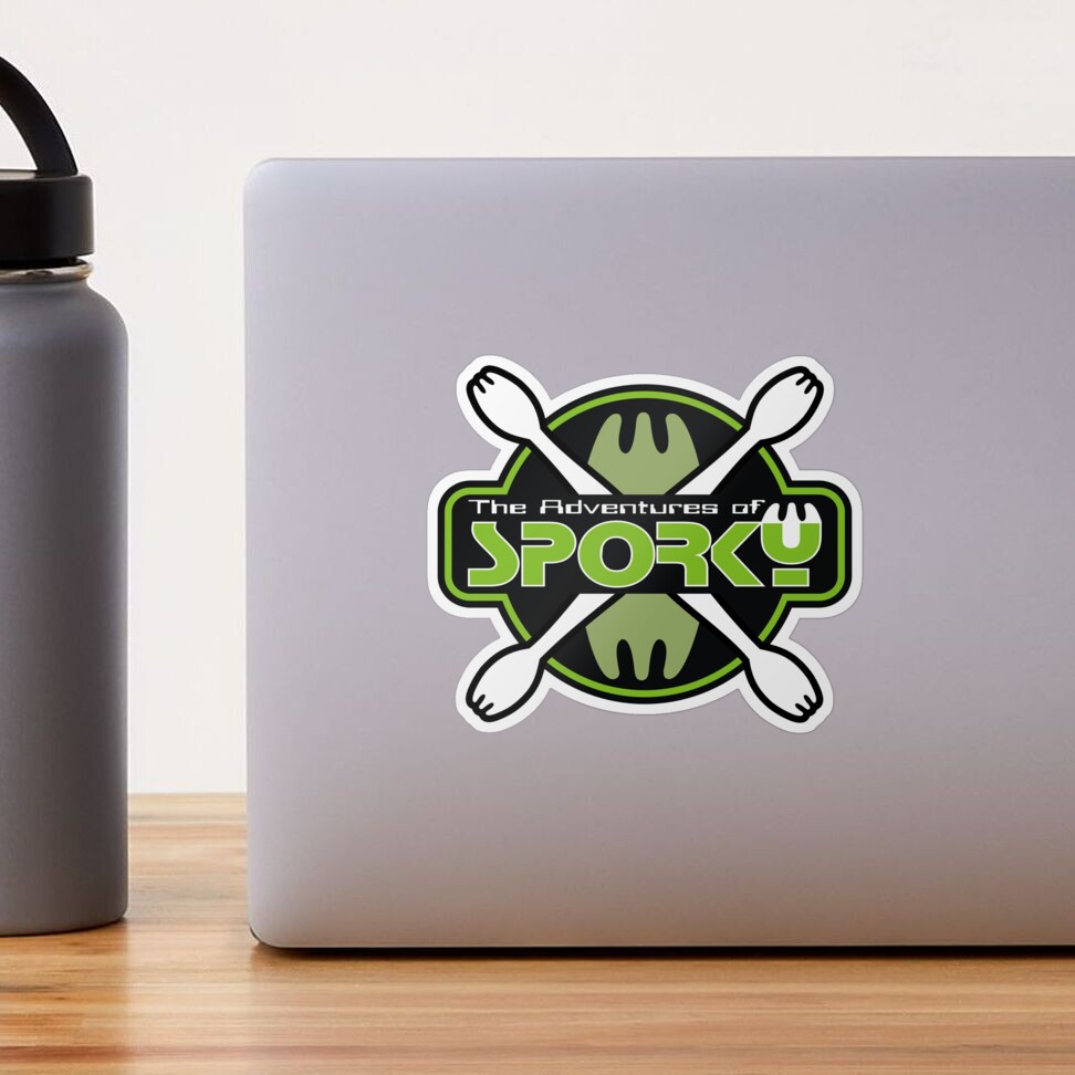 The Adventures of Sporky Logo Sticker