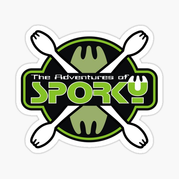 The Adventures of Sporky Logo Sticker