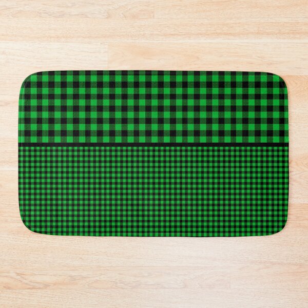 Item preview,  Black and Forest Green Buffalo Plaid Two Tiered designed and sold by Greenbaby.