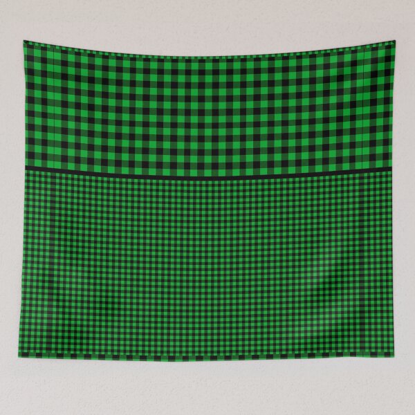 Item preview,  Black and Forest Green Buffalo Plaid Two Tiered designed and sold by Greenbaby.