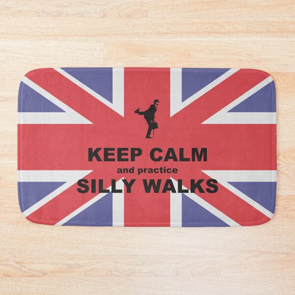 Item preview, Keep calm and practice silly walks designed and sold by Exilant.