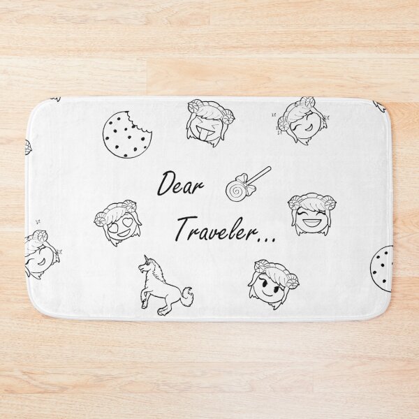 Item preview, Dear Traveler... (Uncolored version) designed and sold by emberkyrlee.
