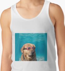 Camiseta de tirantes perro nadador