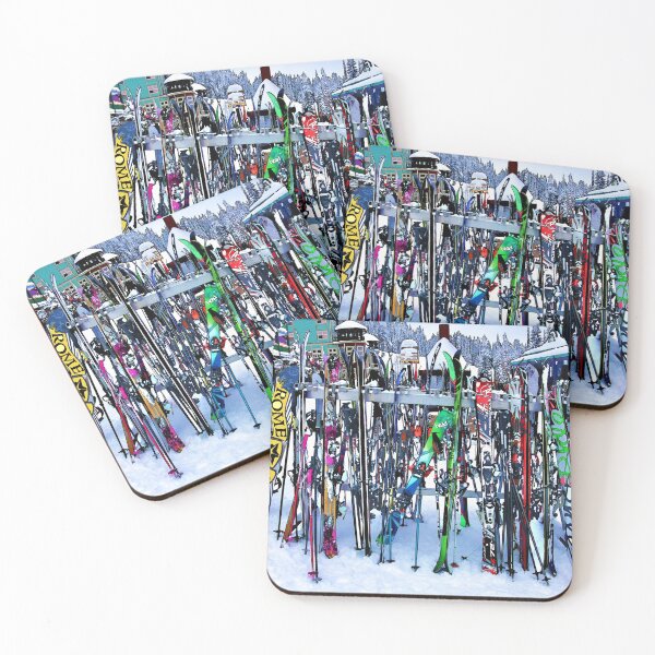 Item preview, Ski Party - Skis and Poles designed and sold by NaturePrints.