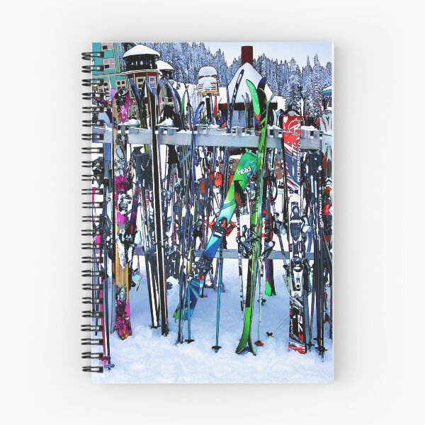 Item preview, Ski Party - Skis and Poles designed and sold by NaturePrints.