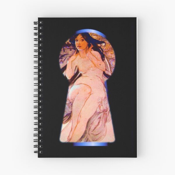 Item preview, Spying A Mucha Girl Through A Keyhole  designed and sold by Mark Jesus-Allen.