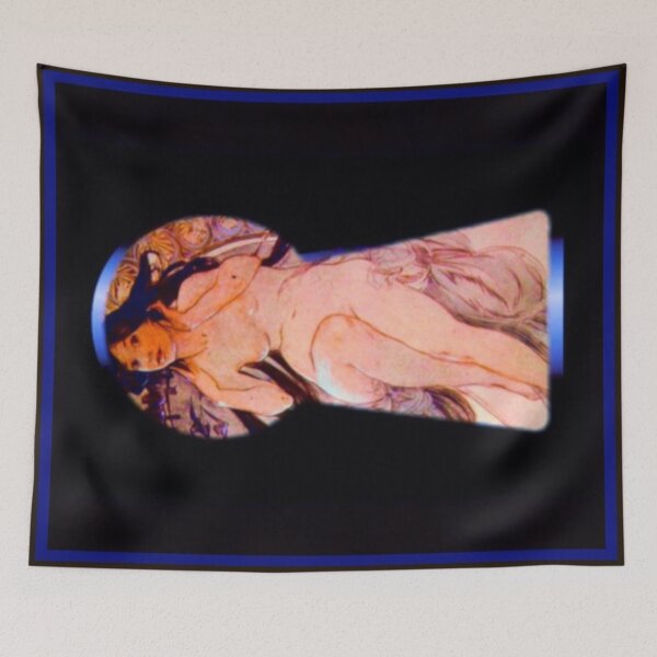 Item preview, Spying A Mucha Girl Through A Keyhole  designed and sold by Mark Jesus-Allen.