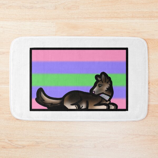 Item preview, Trigender Pride Puppy designed and sold by inkcoveredragon.