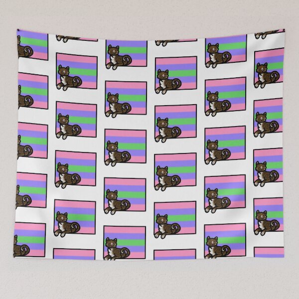 Item preview, Trigender Pride Kitty designed and sold by inkcoveredragon.