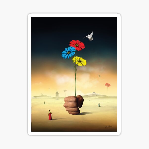 Item preview, "Three Daisies" designed and sold by Marcel Caram.