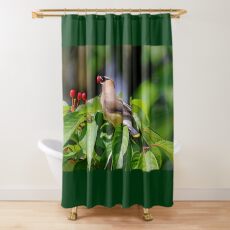 Cherry Picking Shower Curtain