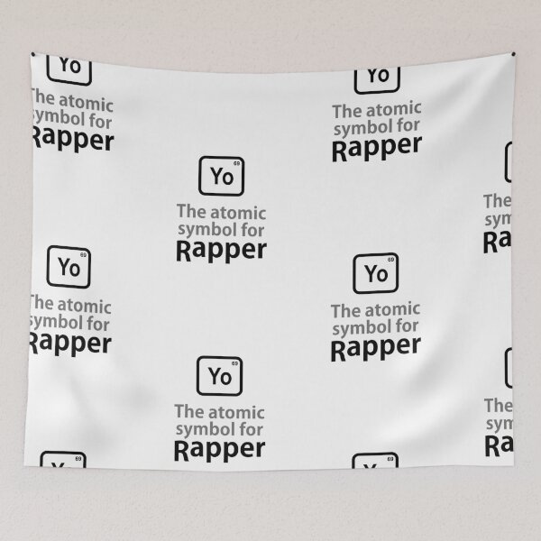 Item preview, Atomic Symbol for Rapper designed and sold by rudeboyskunk.