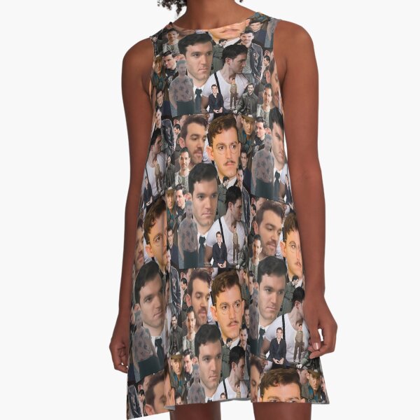 Constantine Germanacos Collage A-Line Dress
