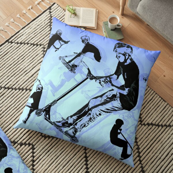 It's All About The Scooter! - Scooter Tricks Floor Pillow