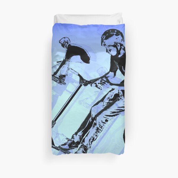 It's All About The Scooter! - Scooter Tricks Duvet Cover