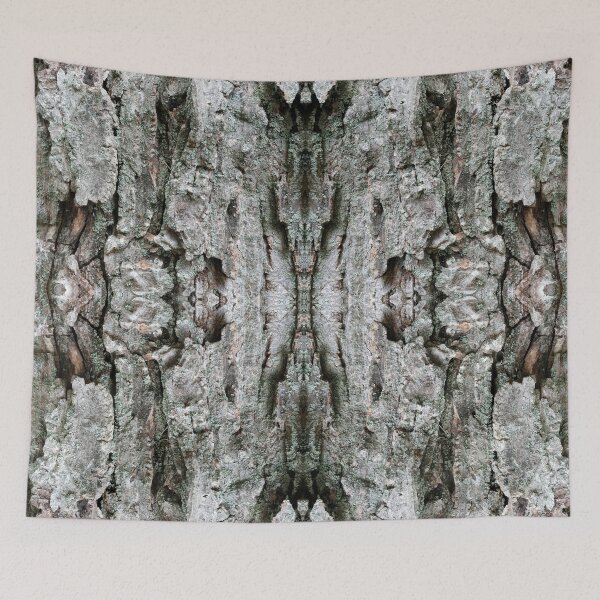 Item preview, Abstract Maple Bark & Lichen - Natural Patterns Old Mossy Maple Tree Bark designed and sold by TurningMoss.