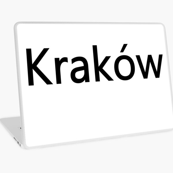 Kraków (Cracow, Krakow), Southern Poland City, Leading Center of Polish Academic, Economic, Cultural and Artistic Life Laptop Skin