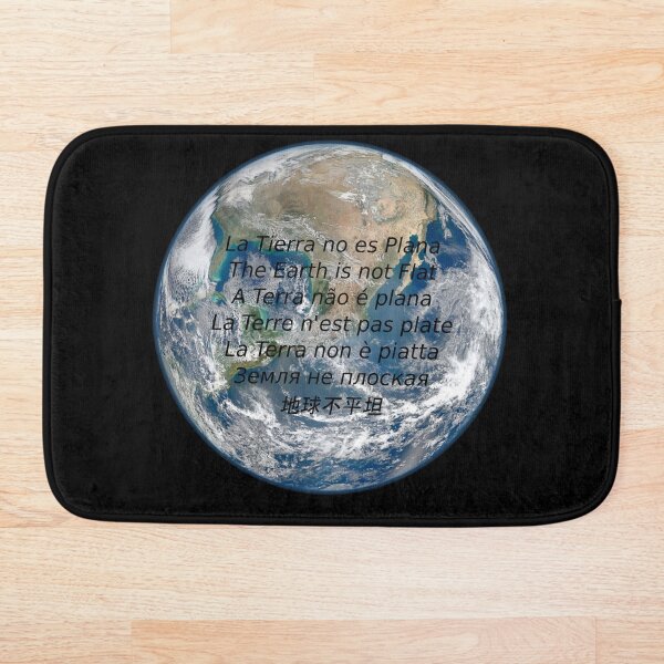 Aperçu de l'œuvre La Terre n'est pas plate, dis-le comme tu dis créée et vendue par MAC2009.