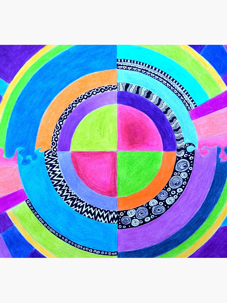 Meditation Mandala by 3boysenberries