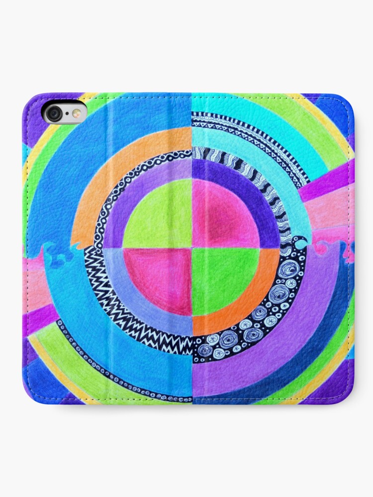 Alternate view of Meditation Mandala iPhone Wallet