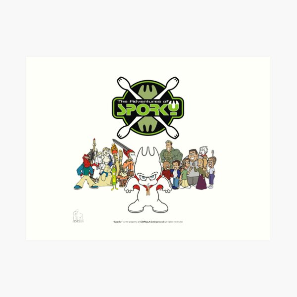 Adventures of Sporky Poster Art Print