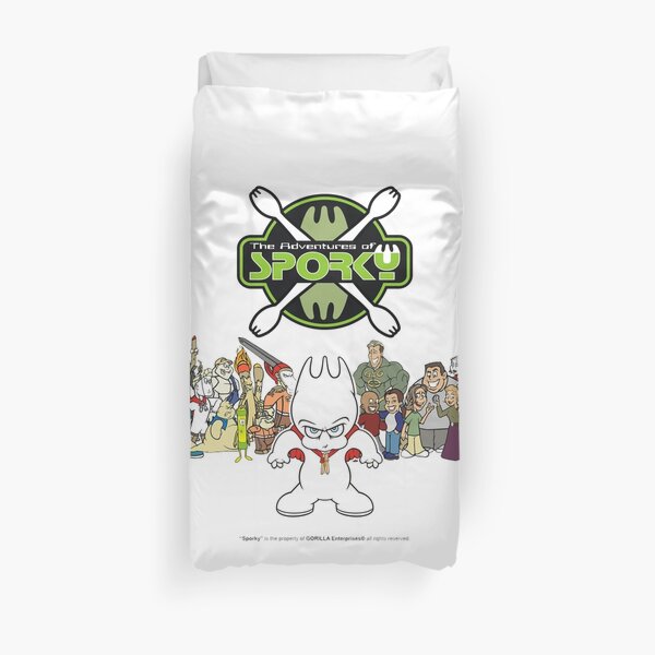 Adventures of Sporky Poster Duvet Cover