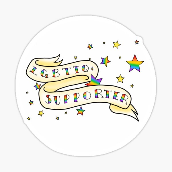 Item preview, LGBTIQ+ SUPPORTER designed and sold by EmpressEyrie.