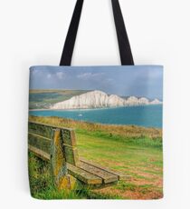 Bench and Seven Sisters - HDR Tote Bag