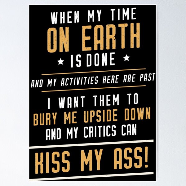 Kiss Ass Posters for Sale | Redbubble