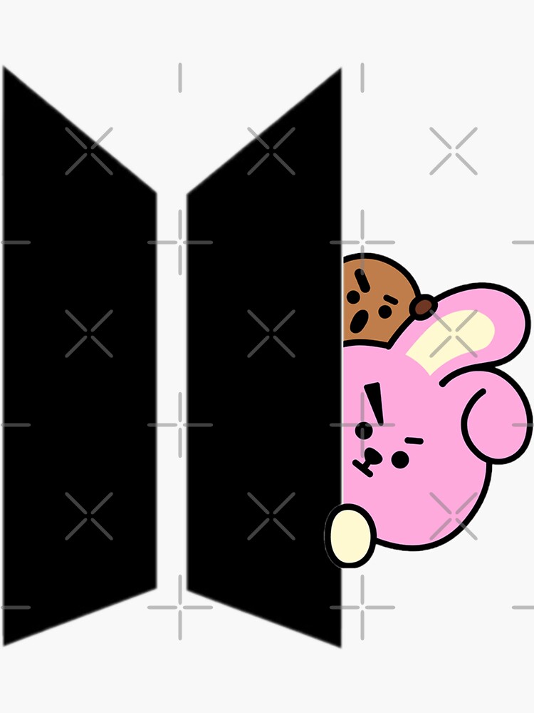 Bts Shooky And Cooky Sticker For Sale By Meah Liv Redbubble