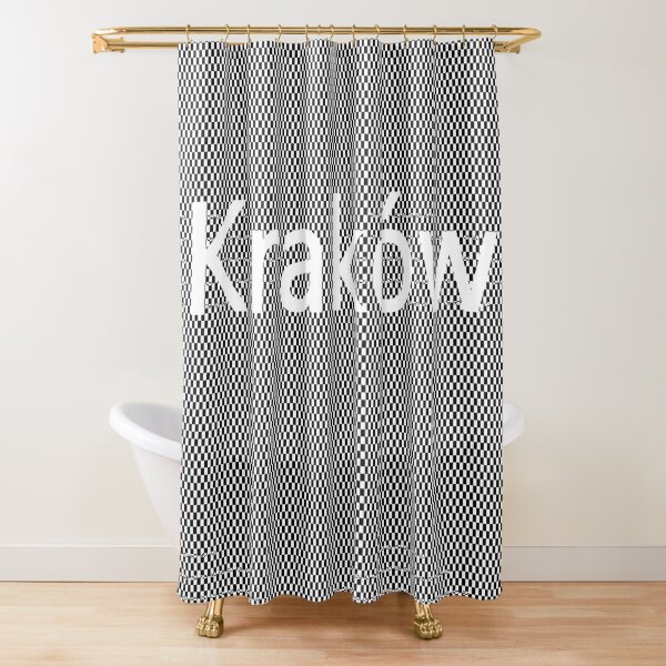 #Kraków (#Cracow, #Krakow), Southern #Poland City, Leading Center of Polish Academic, Economic, Cultural and Artistic Life Shower Curtain