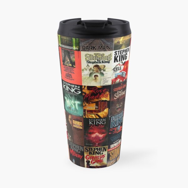 Stephen King Book Cover Collage Travel Mug