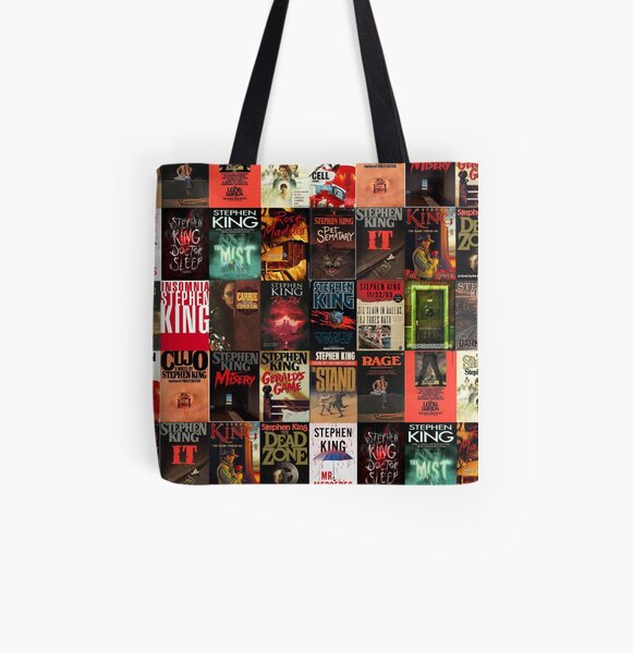 Stephen King Book Cover Collage All Over Print Tote Bag