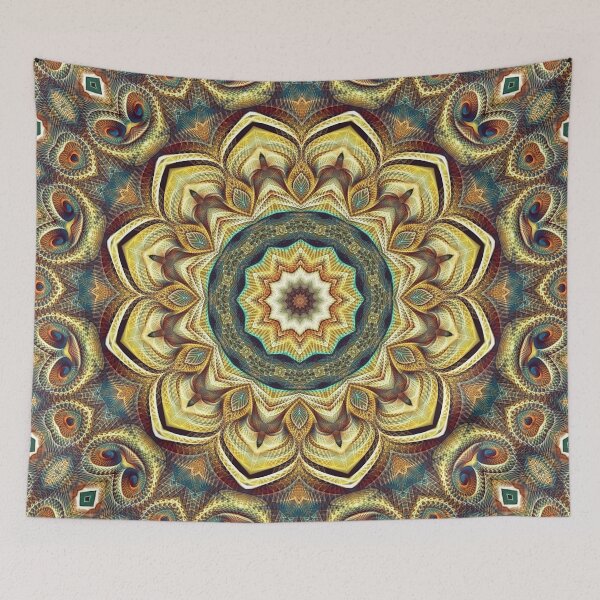 Item preview, Flower Of Life Mandala (Native Flowers) designed and sold by Mandala Of Life.