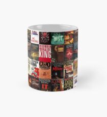 Taza clásica Stephen King Collage de portada de libro