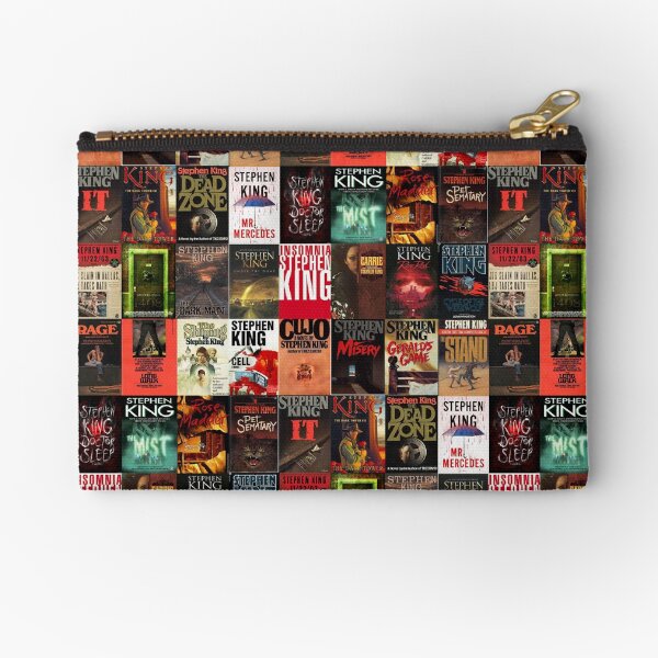 Stephen King Book Cover Collage Zipper Pouch