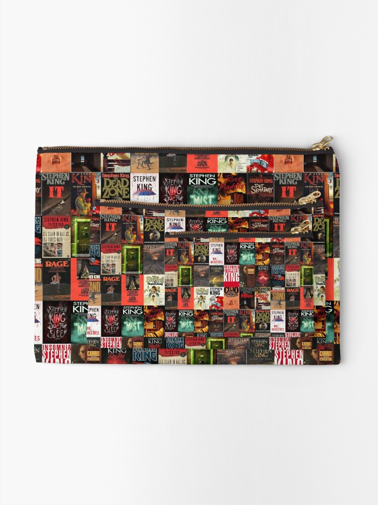 Stephen King Buchcover Collage Taschchen Von Saminicosia Redbubble