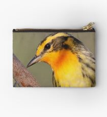 Blackburnian Warbler Zipper Pouch