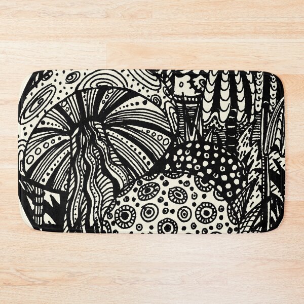 Item preview, Mushroom Circle Var 3 - Transparent No Black Surround Aussie Tangle  designed and sold by Heatherian.