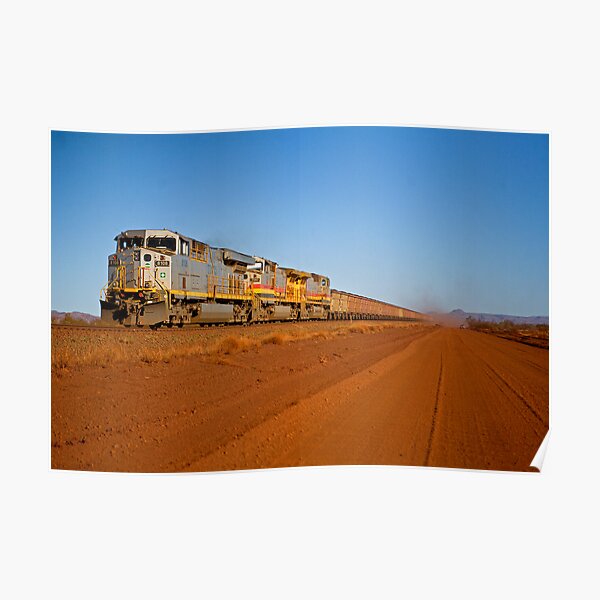 Pilbara Iron Ore Train Poster