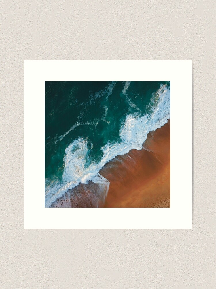 Society6 ケース Emerald Blue wave Summer Sea Beach text Ocean Waves Border Clipart, Watercolor Wave PNG Bundle