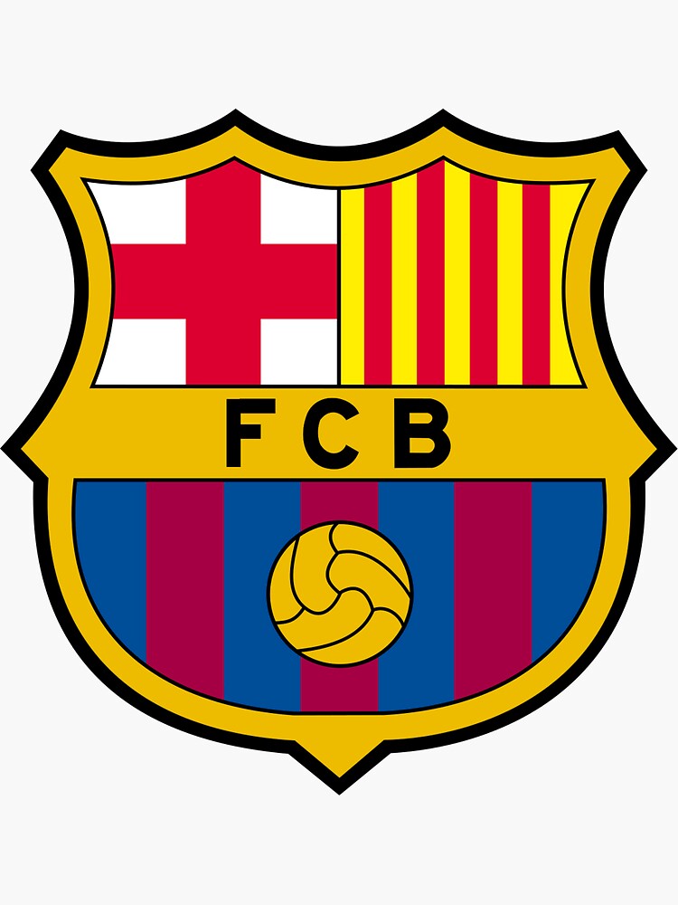 "FC Barcelona" Sticker by IamTheJuan | Redbubble