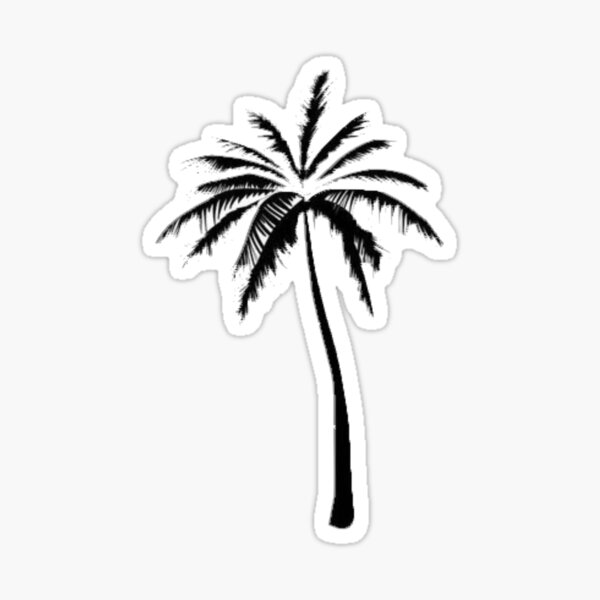 Item preview, Palm Tree Sticker designed and sold by Cutestickers23.