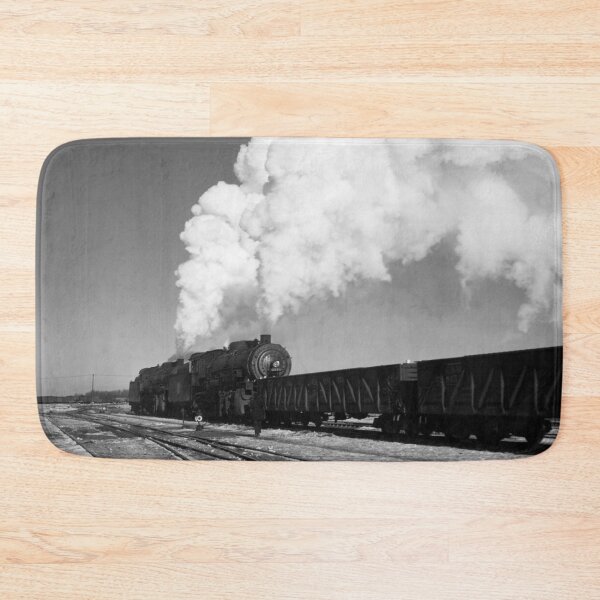 Item preview, Locomotive In Rail Yard - Chicago - 1942 designed and sold by warishellstore.