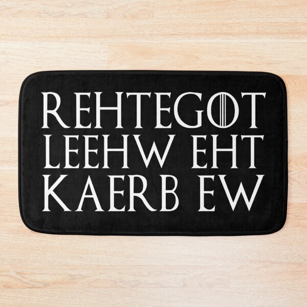 Item preview, REHTEGOT LEEHW EHT KAERB EW - Season 8 Spolier designed and sold by countercolour.